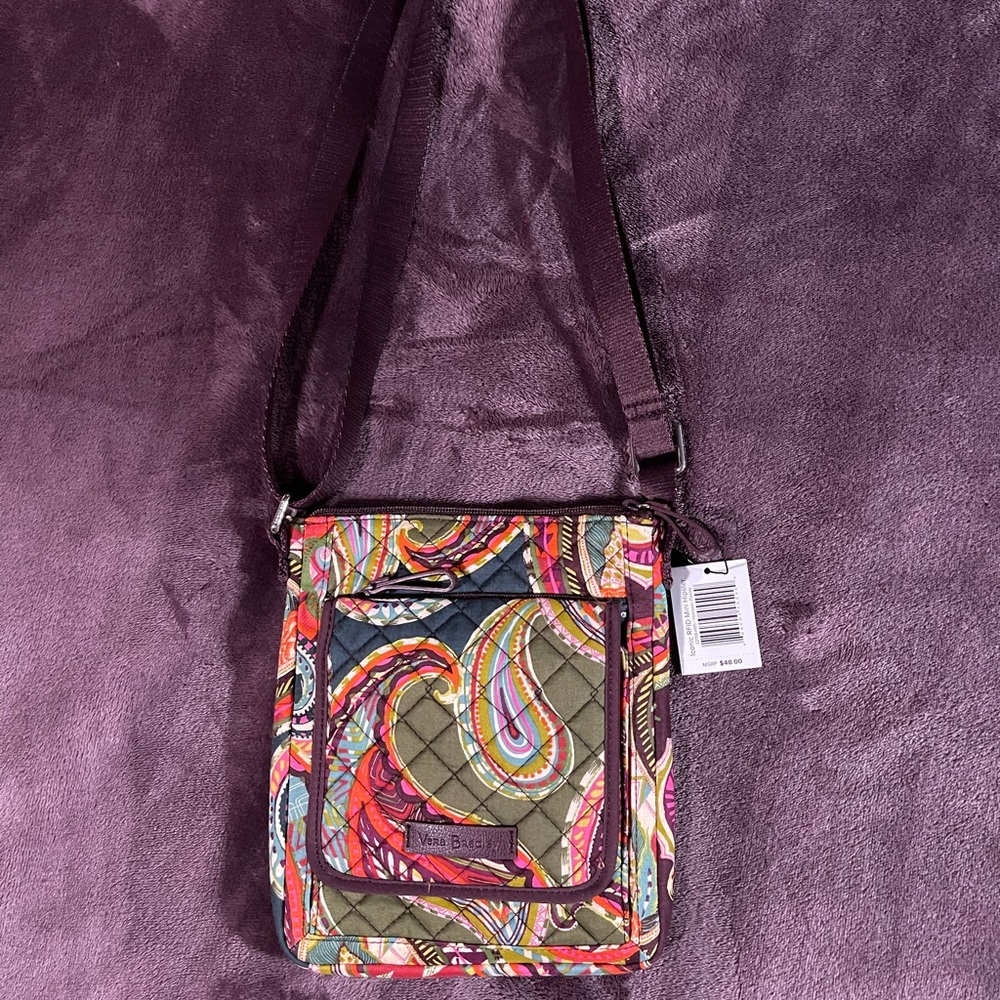 Vera Bradley RFID Mini Hipster. Print: Heirloom Paisley